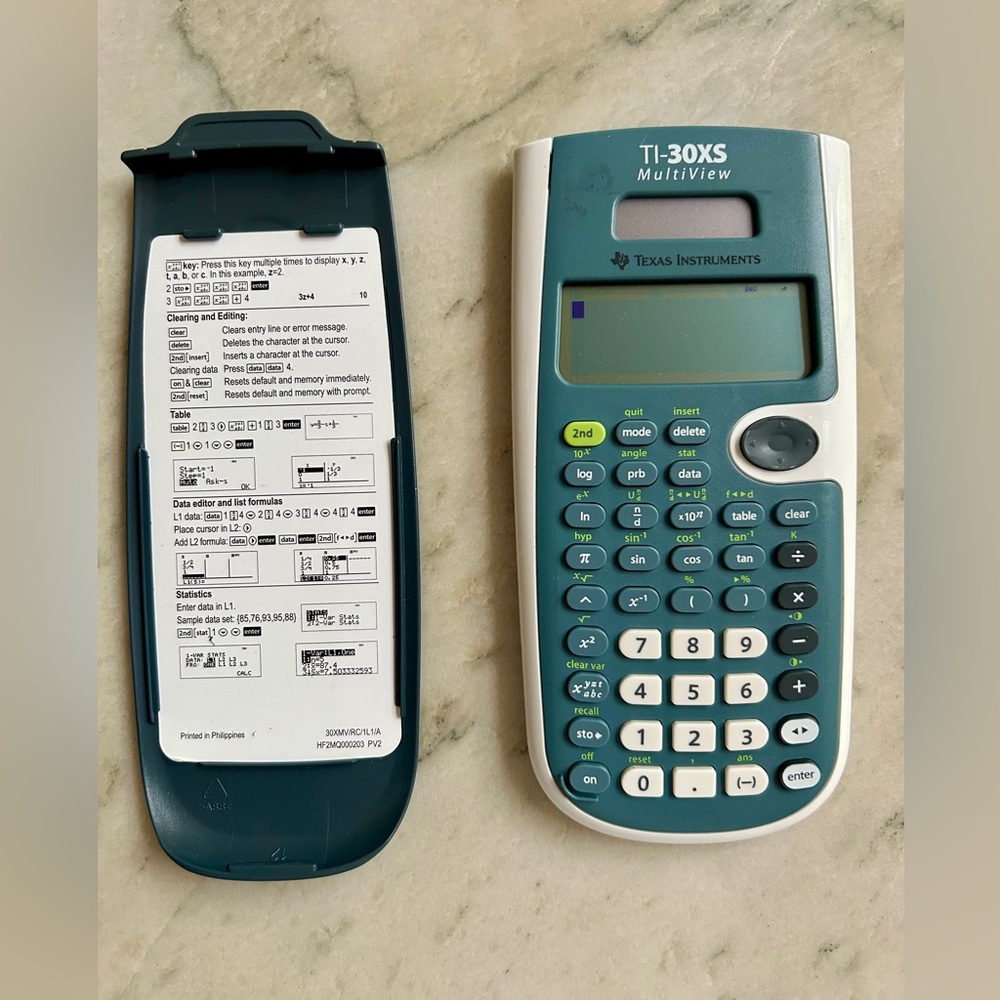 Texas Instruments TI-30XS MultiView Scientific Calculator - Blue - Picture 2 of 5